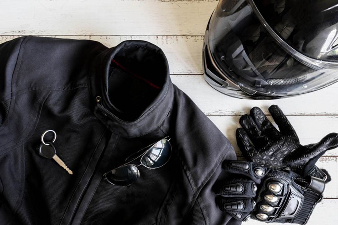 A motorcycle gear and sunglasses

AI-generated content may be incorrect.
